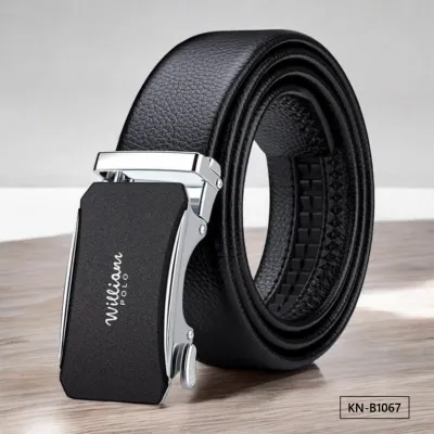 Apex Clasp Men’s Leather Belt